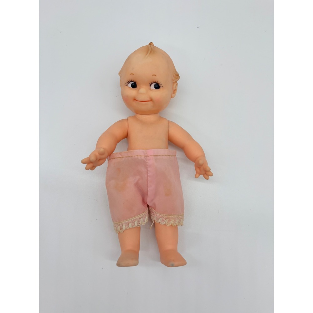 Vintage Cameo Baby Doll Pink Bloomer Outfit Collectible Toy 8"